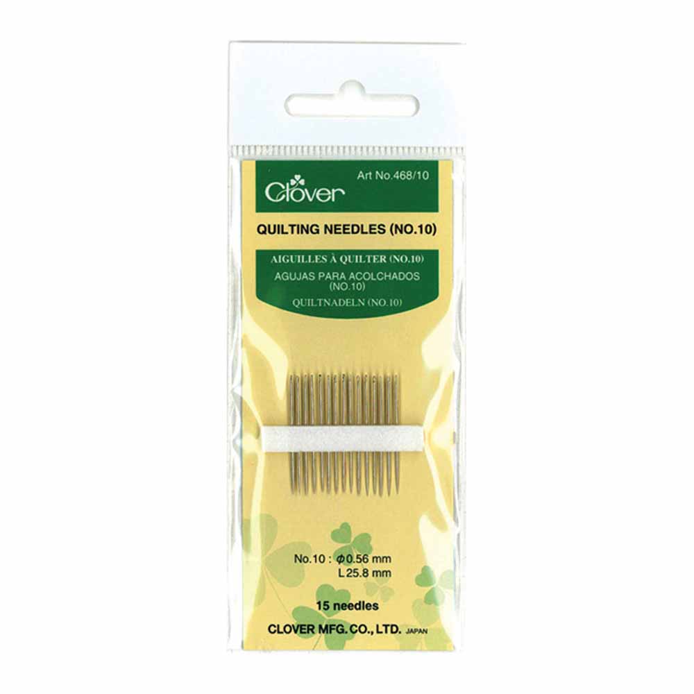 CLOVER 468/10 - Quilting Needles #10