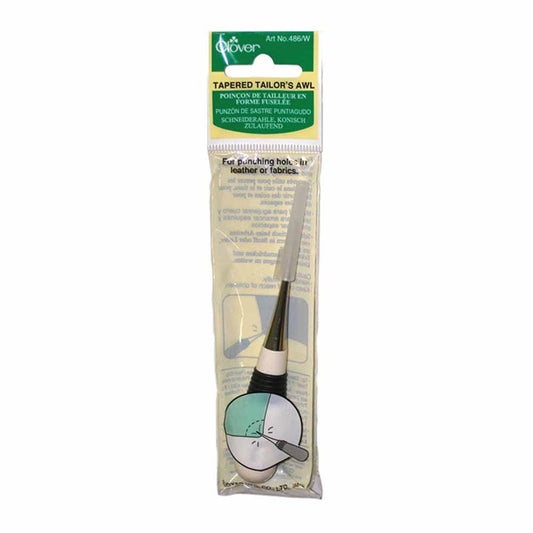 CLOVER 486/W - Tapered Tailor's Awl - White