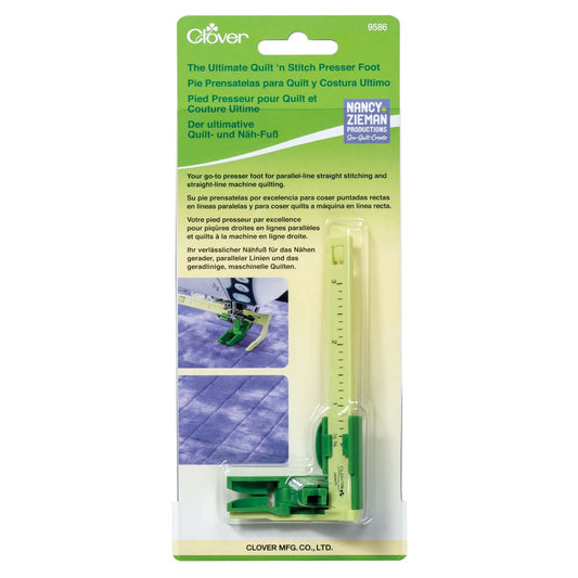 CLOVER 9586 - Ultimate Quilt 'n Stitch Presser Foot