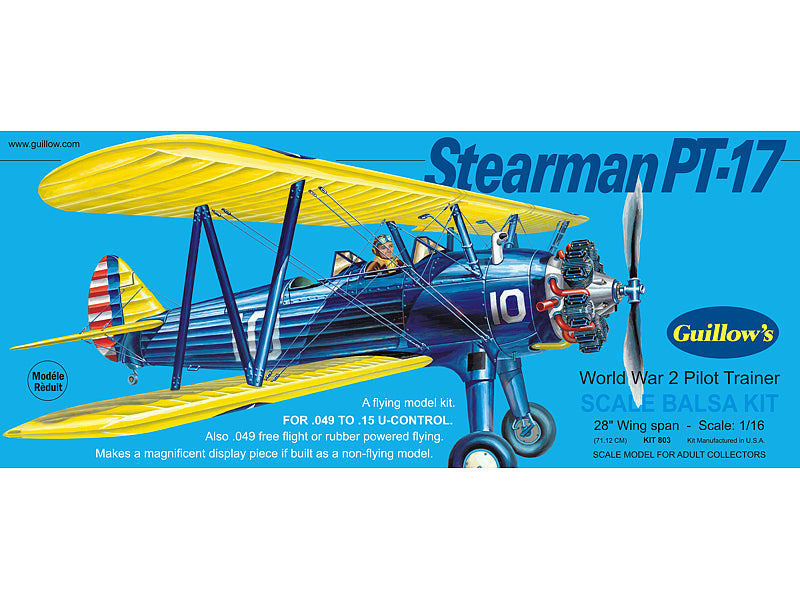 Guillow Stearman Pt-17