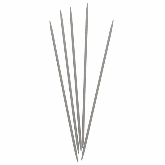 UNIQUE KNITTING Double Point Knitting Needles 15cm (6″) - Set of 5 Aluminum - 3.5mm/US 4