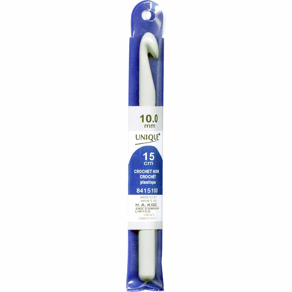 UNIQUE CROCHET Crochet Hooks 15cm (6″) Plastic - 10mm/US N/P-15