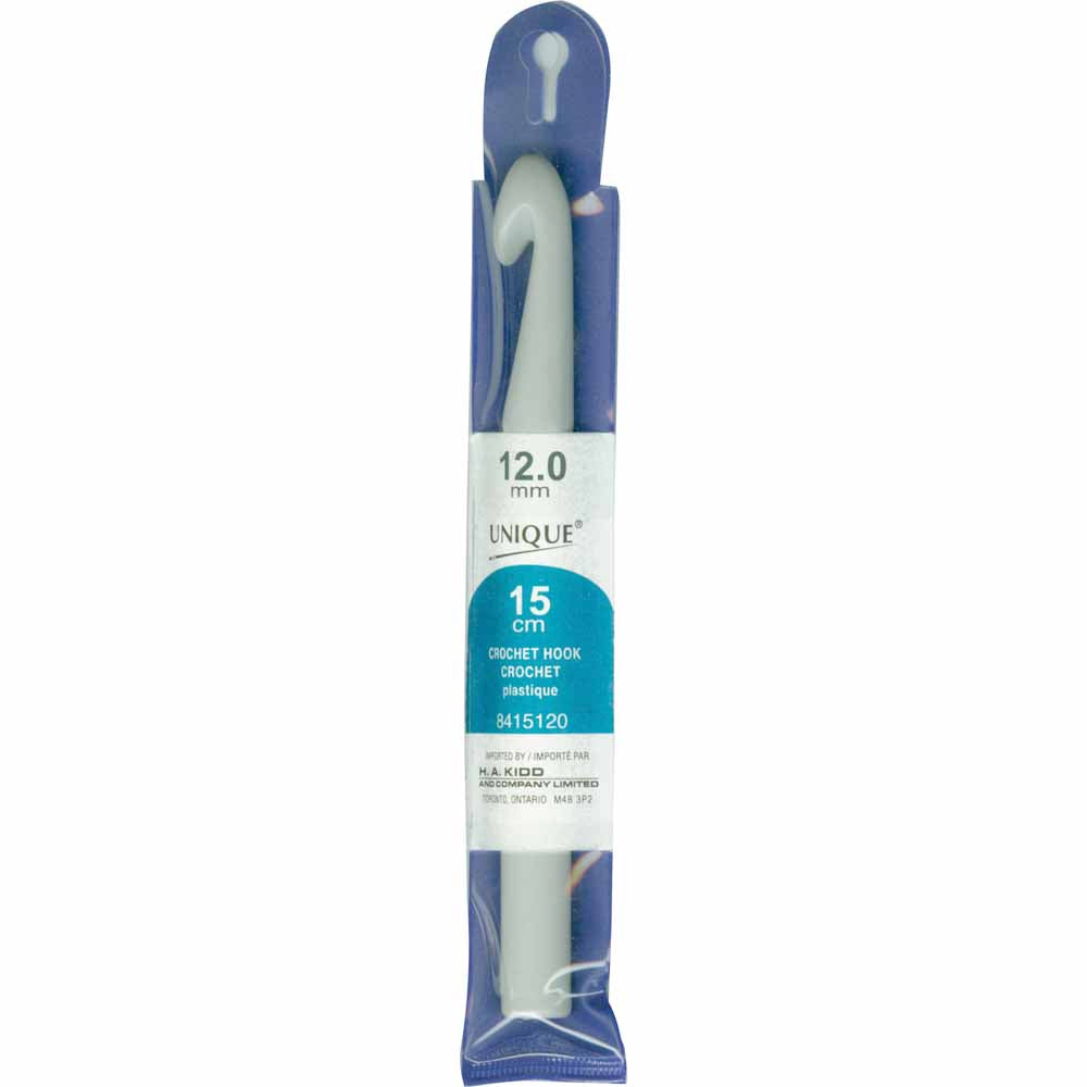 UNIQUE CROCHET Crochet Hooks 15cm (6″) Plastic - 12mm