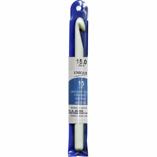 UNIQUE CROCHET Crochet Hooks 15cm (6″) Plastic - 15mm/US P/Q