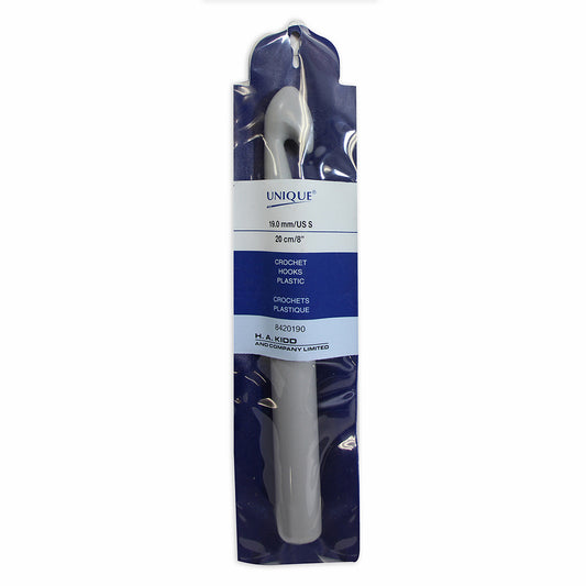 UNIQUE CROCHET Crochet Hooks 15cm (6″) Plastic - 19mm/US S