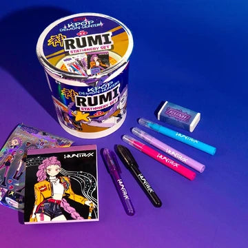 K-POP DEMON HUNTER RAMEN TUB STATIONARY SET