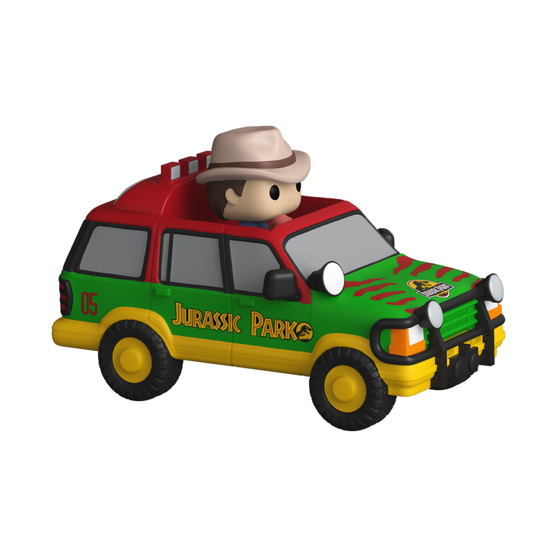 Jurassic Park Bitty Pop! Rides Dr. Alan Grant and Jurassic SUV