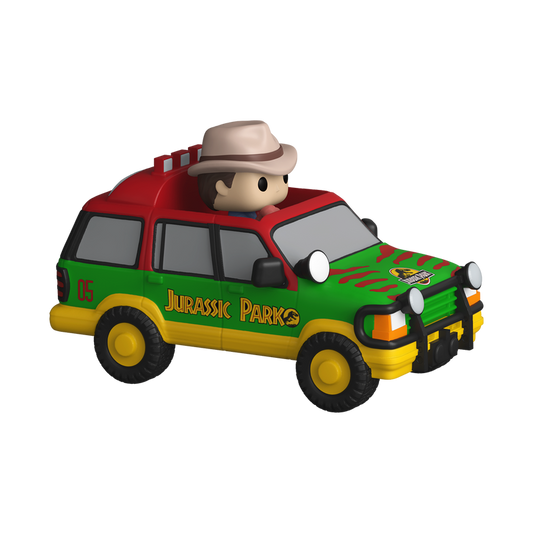 Jurassic Park Bitty Pop! Rides Dr. Alan Grant and Jurassic SUV