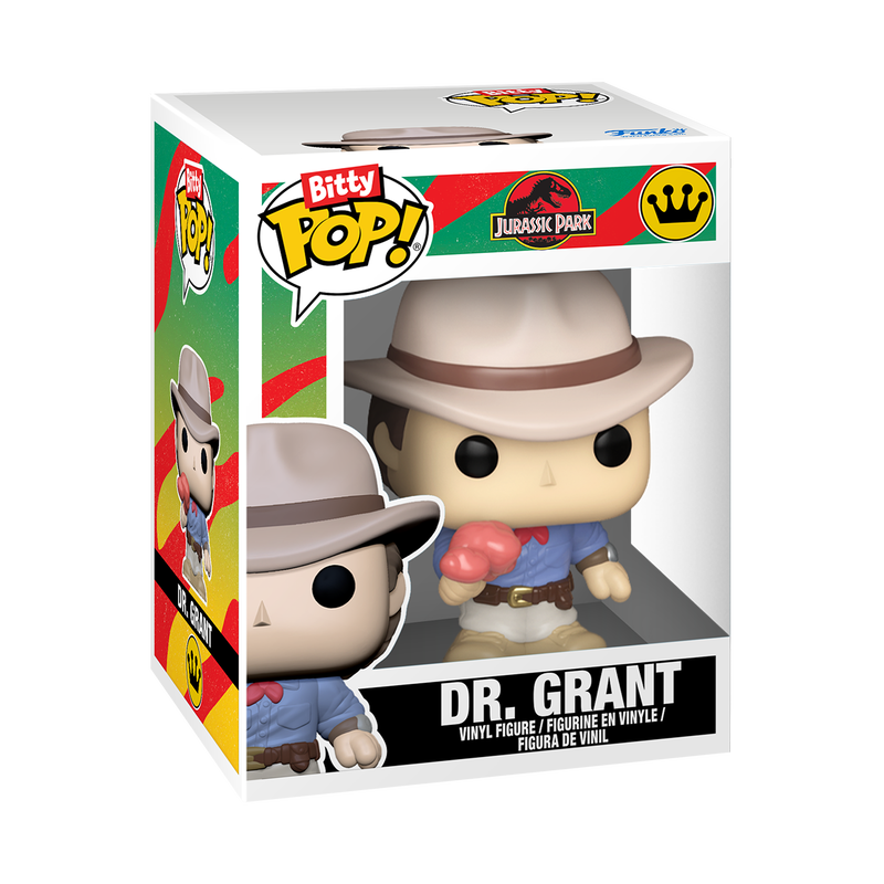 Jurassic Park Bitty Pop! Rides Dr. Alan Grant and Jurassic SUV