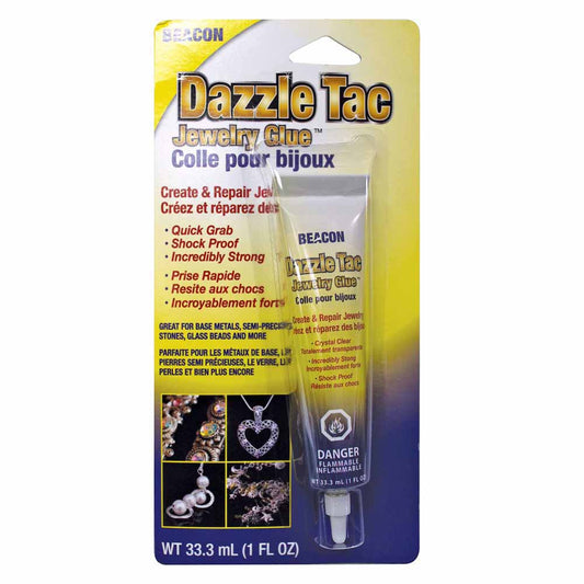 BEACON Dazzle TacTM Jewelry Glue - 33.3ml (1 fl. oz)