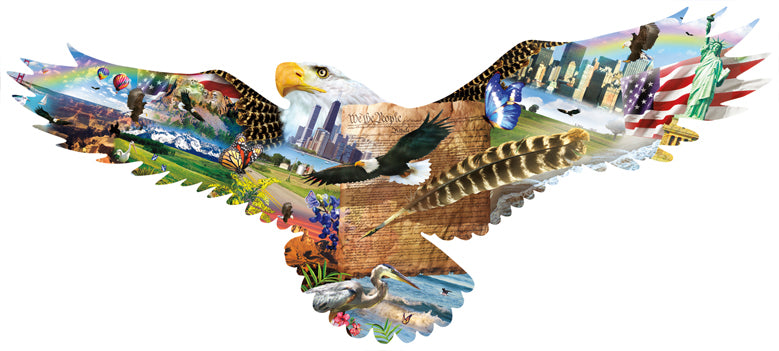 As the Eagle Flies - SHAPE 600pc