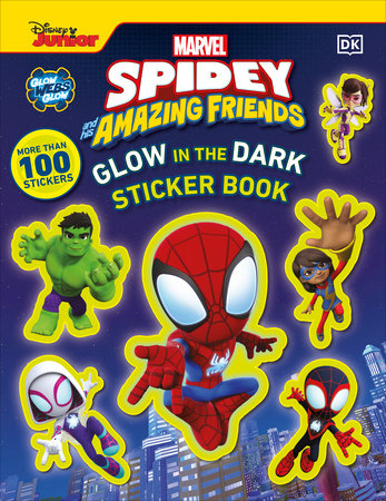 Marvel Spidey and His Amazing Friends Glow in the Dark Sticker Book March 5th 2024