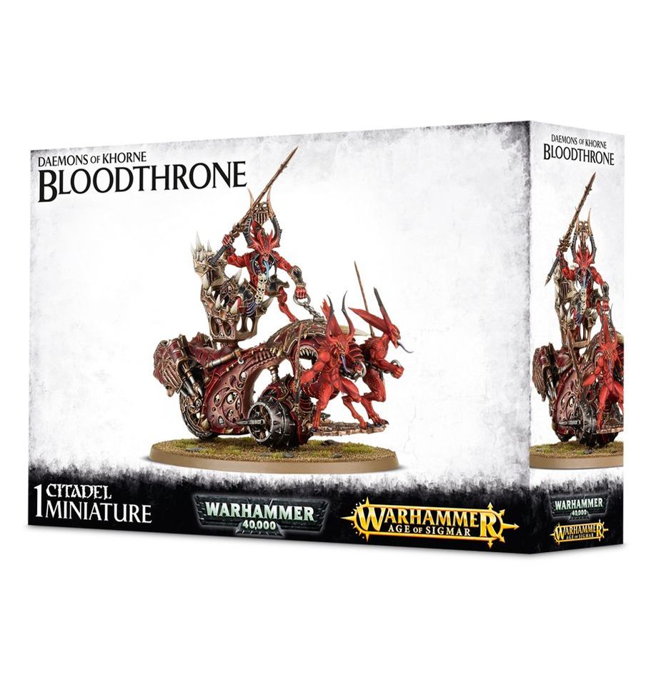 Daemons of Khorne Rendmaster, Herald of Khorne on Blood Throne