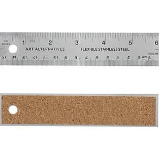 Flexible Stainless Steel Ruler, 6"