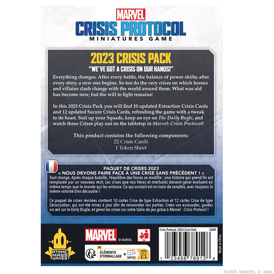 Marvel Crisis Protocol: Crisis Card Pack 2023