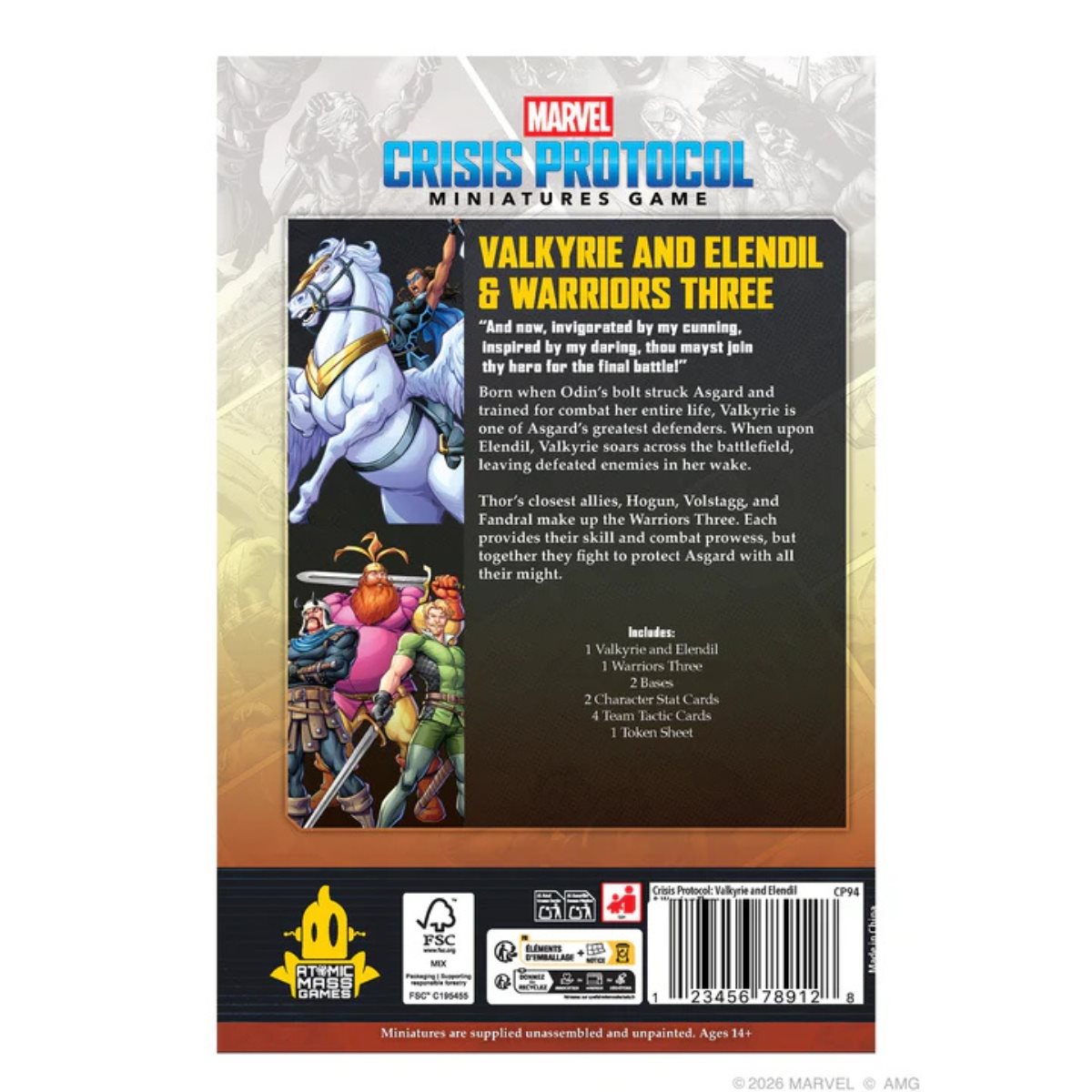 Marvel: Crisis Protocol: Valkyrie on Elendil & Warrior Three