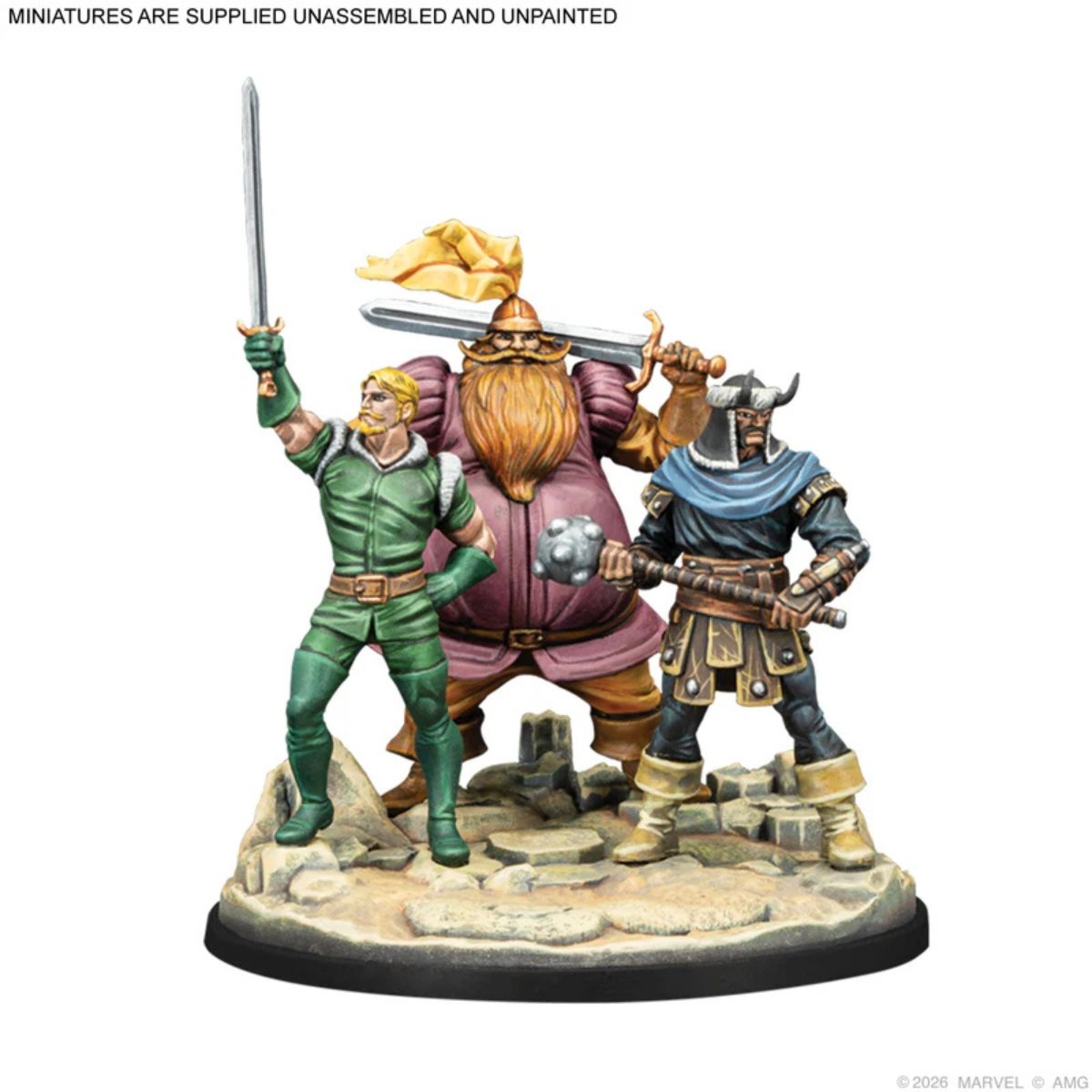 Marvel: Crisis Protocol: Valkyrie on Elendil & Warrior Three