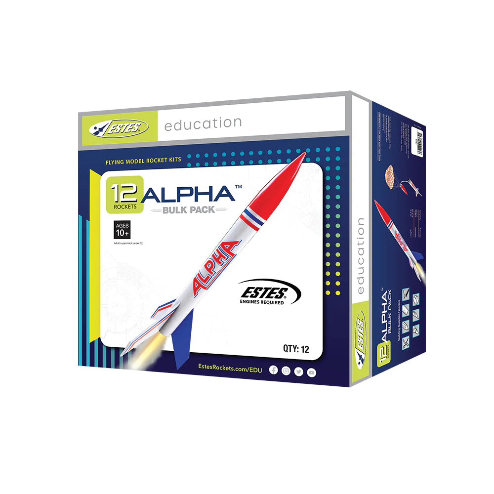 Estes Rockets Alpha® Bulk Pack (12 pk)
