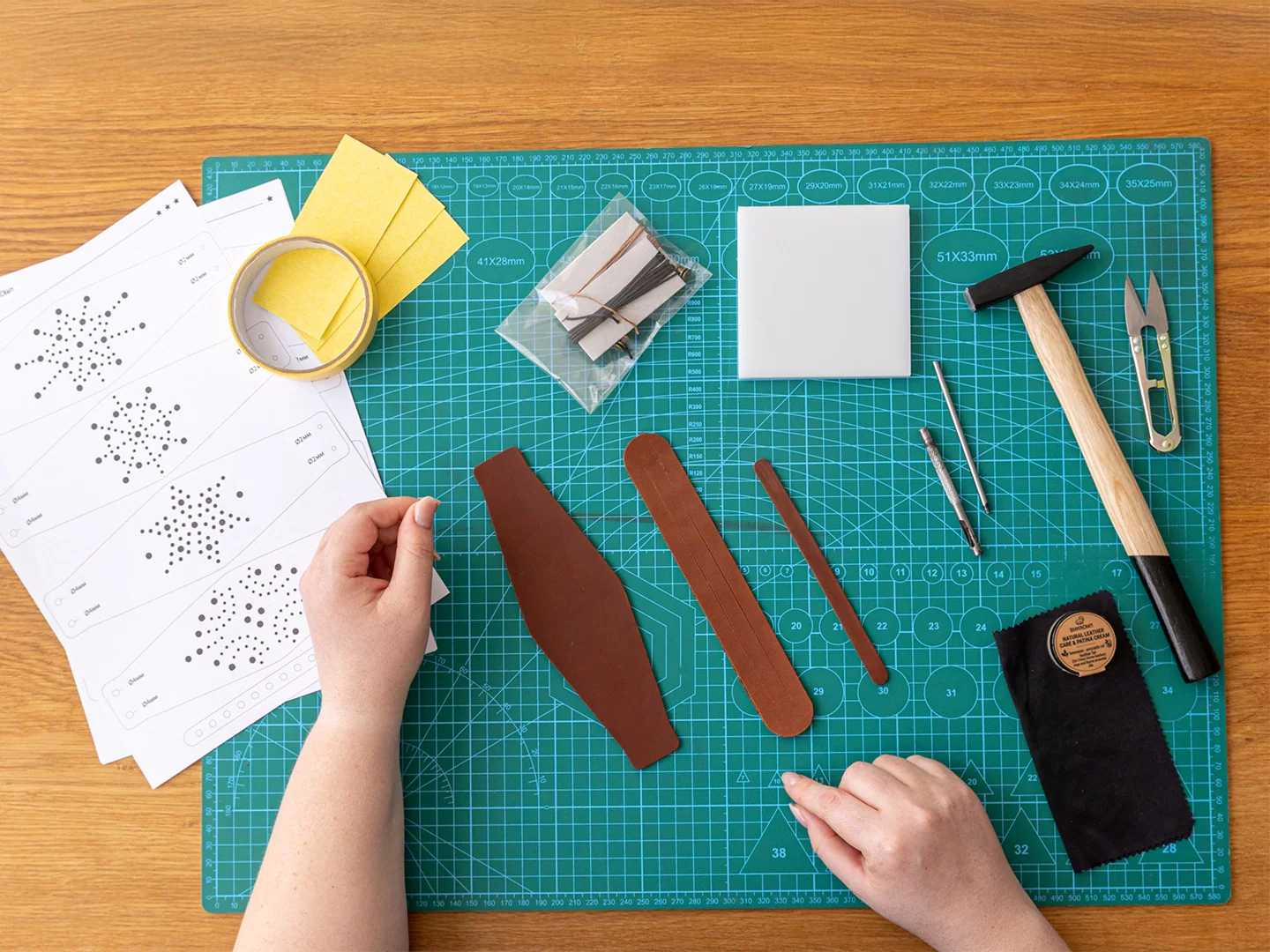 Bracelet Set Leather Crafting Kit