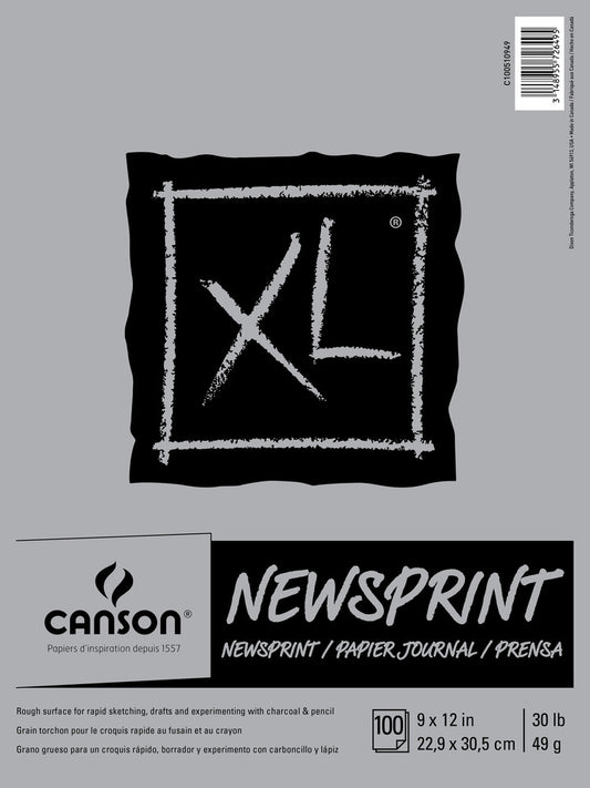 XL Newsprint Pad, 9" x 12"