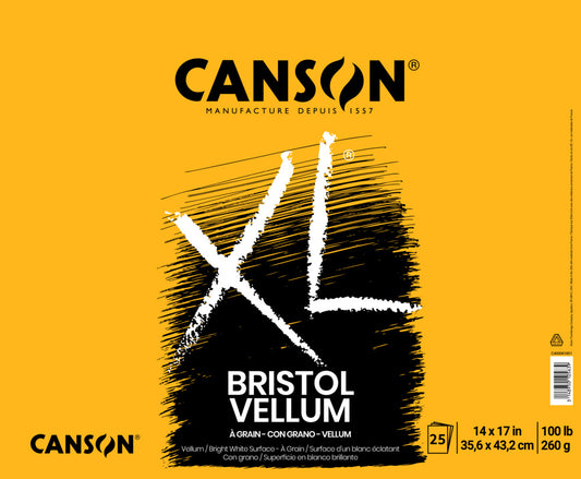 XL Bristol Pad, Vellum - 14" x 17"