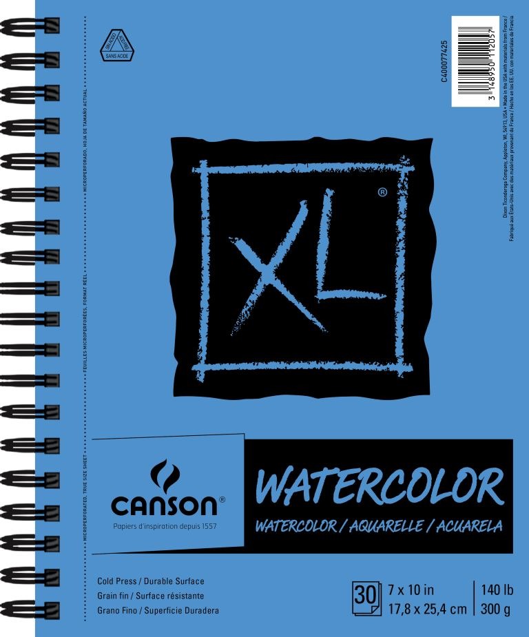 Canson XL Watercolour Pad 7"x10"