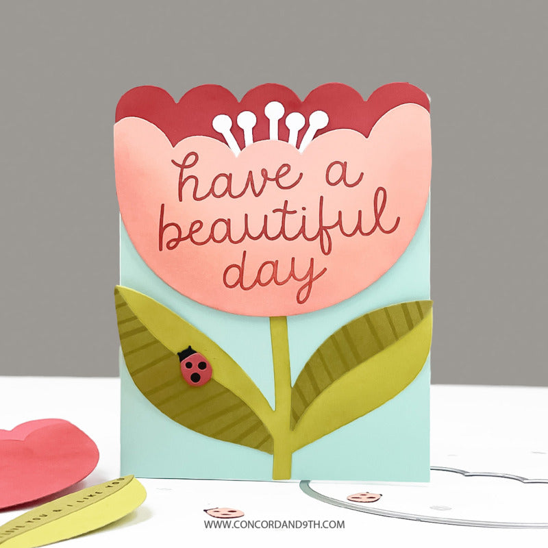 Clear Stamp, Scalloped Petals