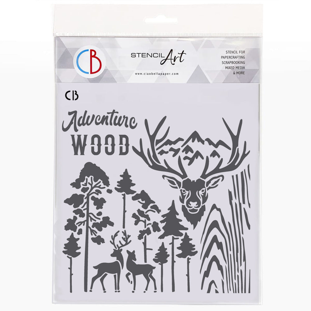 Texture Stencil, Deers