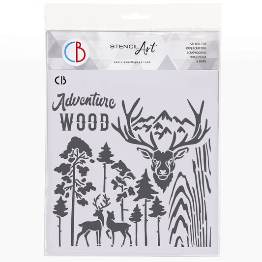 Texture Stencil, Deers