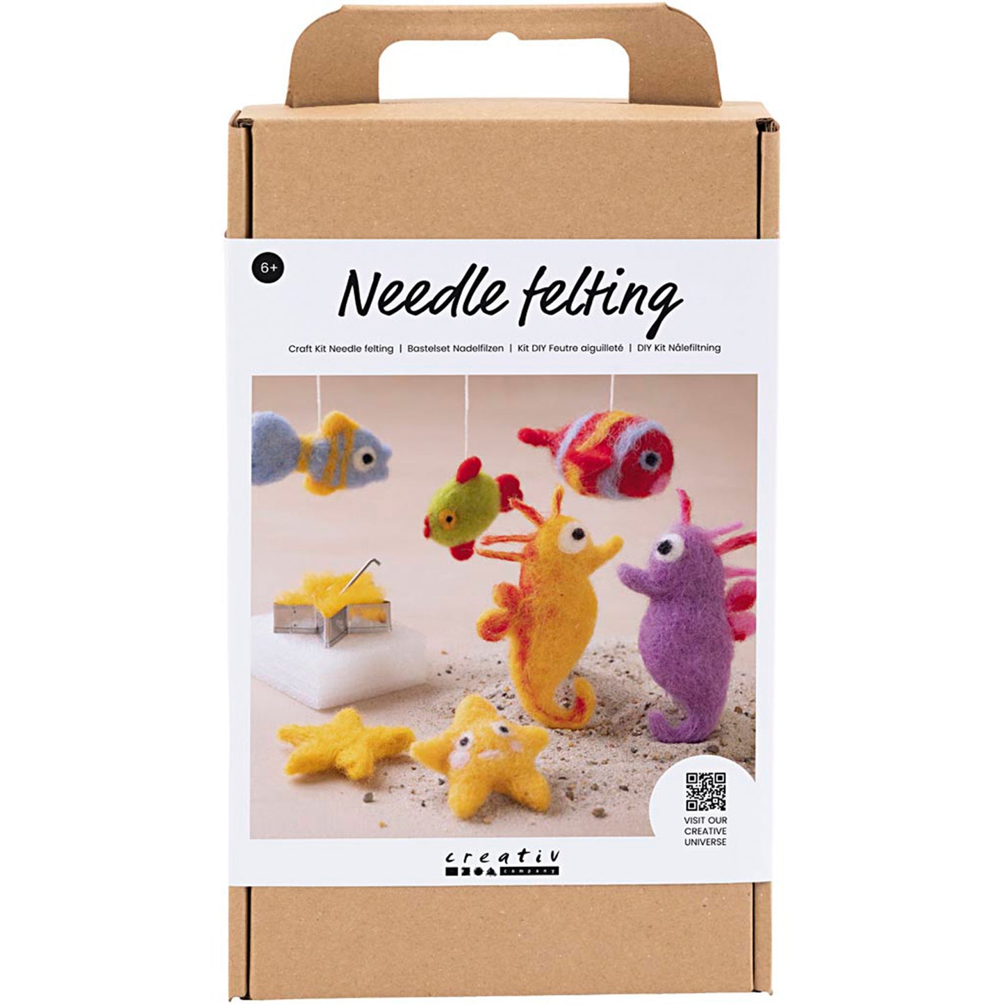 CREATIV COMPANY Craft Mix Shrink Plastic Sheets 18CREATIV COMPANY Needle Felting Craft Kit 18.6cm x 5cm x 31.4cm (7.32in x 1.96in x 12.36in) - Animals in water.6cm x 5cm x 13.2cm (7.32in x 1.96in x 5.19in) - Jewellery (Copy)