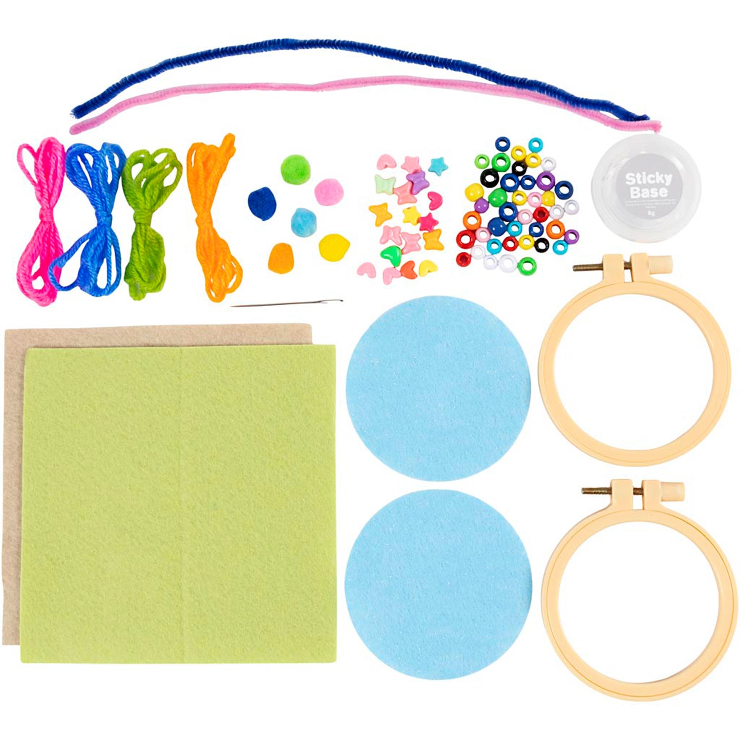 CREATIV COMPANY Embroidery Mini Craft Kit 18cm x 3.8cm x 17cm (7in x 1.49in x 6.69in) - Imagination