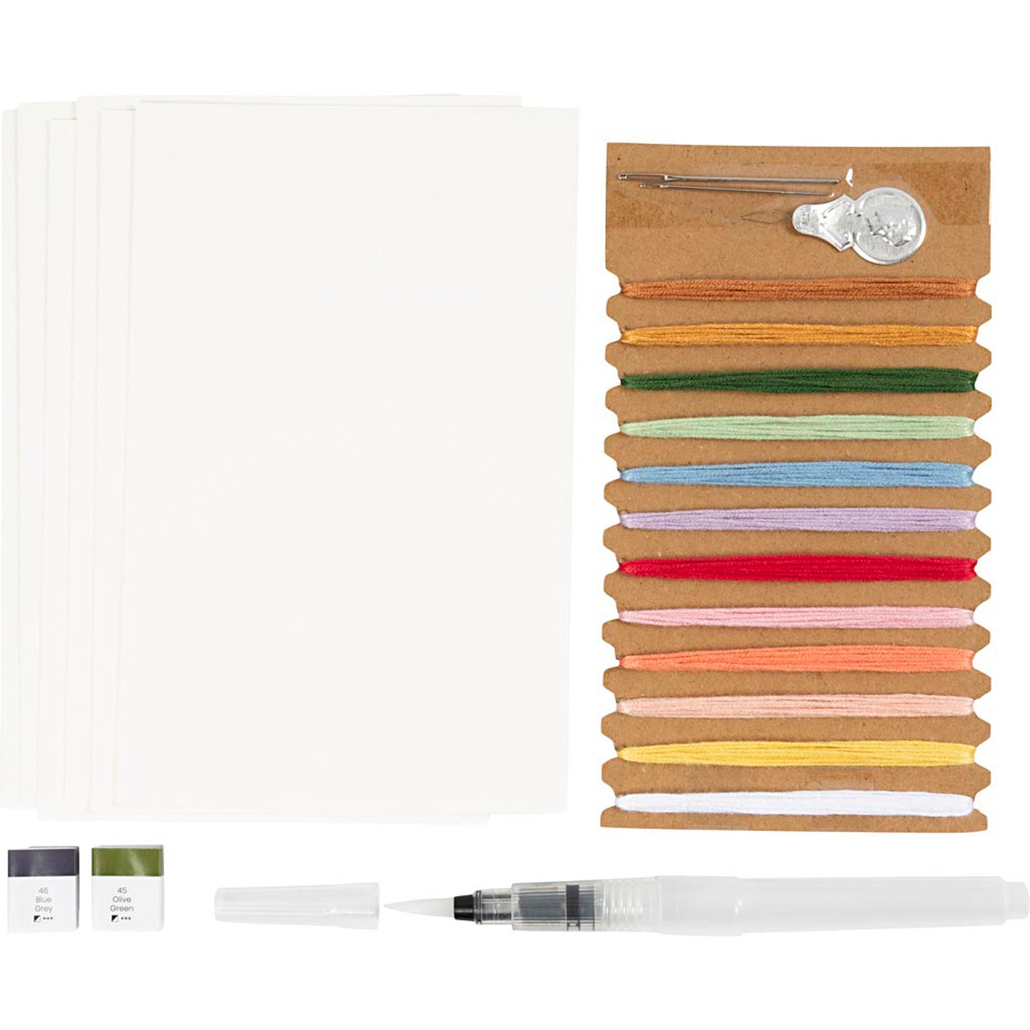 CREATIV COMPANY Mini Craft Kit Embroidery 18.6cm x 5cm x 13.2cm