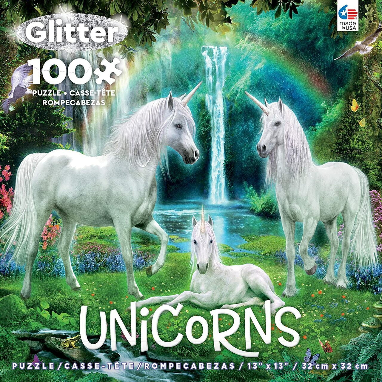 Rainbow Unicorn Familyt (GLITTER)