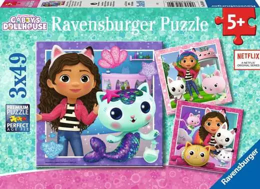 Jigsaw Puzzle Gabby's Dollhouse: It's meow time! - 49 Pieces