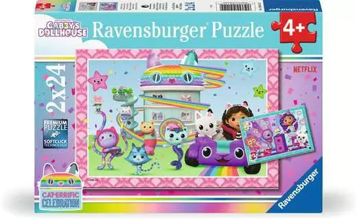 Children’s Jigsaw Puzzle Gabby's Dollhouse: Ready to Party! - 24 Pieces Puzzle