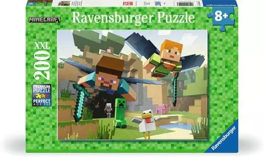 Jigsaw Puzzle Minecraft Adventures - 200 Pieces Puzzle