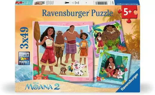 Jigsaw Puzzle Off to new Adventures - 3 x 49 Pieces