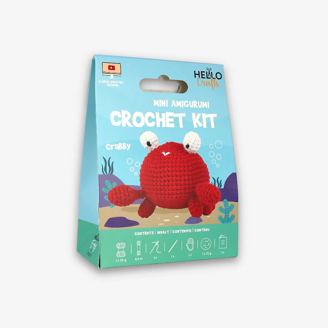 Knitty Critters - Mini Amigurumi - Crabby