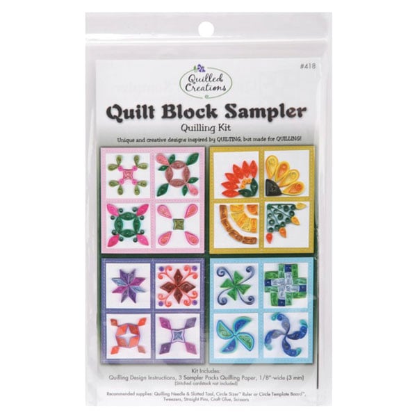 Quilling Kit - Quilt Block Sampler