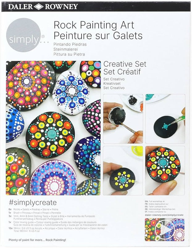 Simply Creative Set, Rock Painting Art