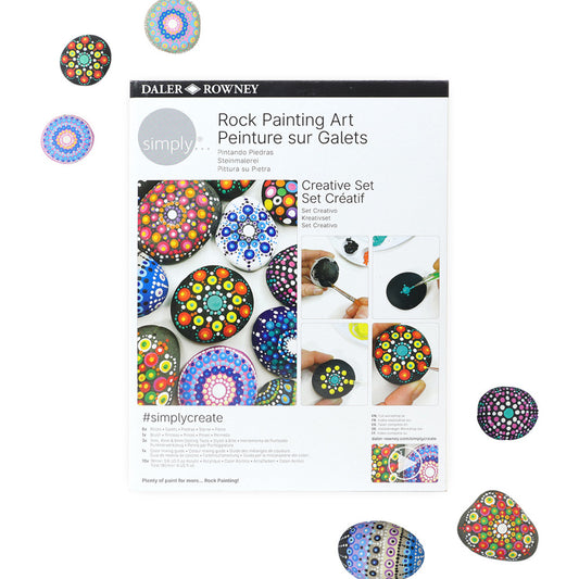 Simply Creative Set, Rock Painting Art