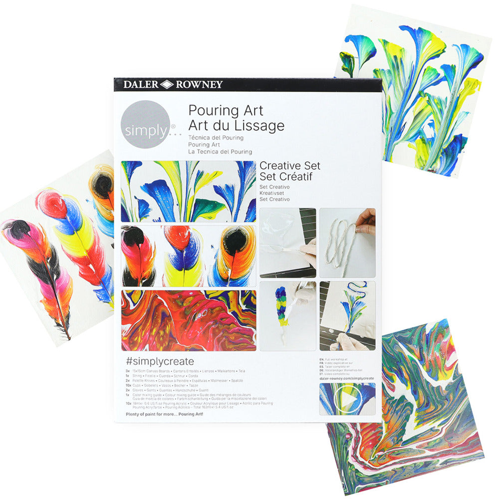 Simply Creative Set, Pouring Art
