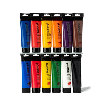 Dacryl Studio Acrylic Set - 12 x 120 ml