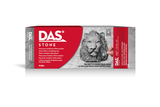 DAS Air Dry Modelling Clay, Stone (2.2lb)