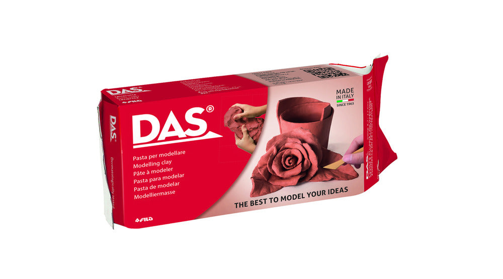 DAS Air Dry Modelling Clay, Terra Cotta (1.1lb)