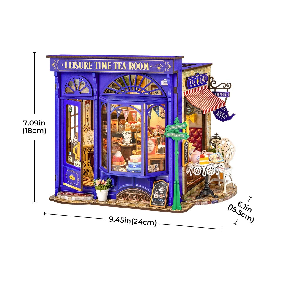 Rolife DIY Miniature House - Leisure Time Tea Room DG171