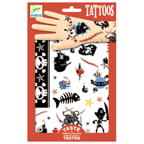Djeco: Tattoos / Pirate Tattoos