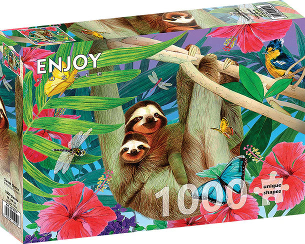 Sweet Sloths  1000 Piece | AI Assistance