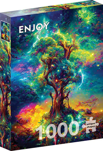 1000 Piece  AI Assistance Cosmic Tree of Life