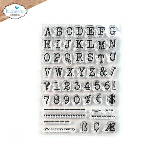 Clear Stamp, Alphabet